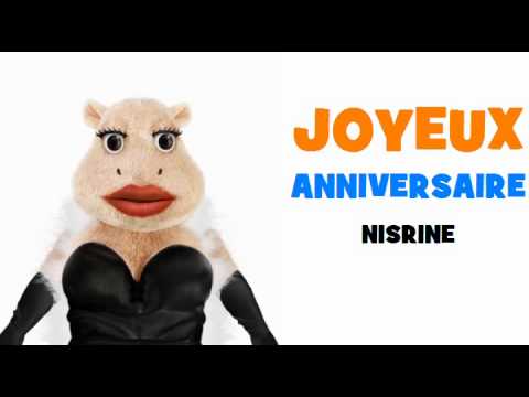 JOYEUX ANNIVERSAIRE NISRINE!