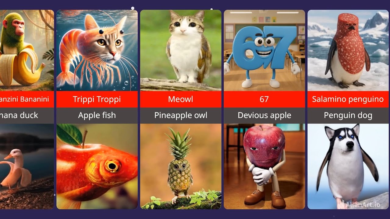 Comparison: OG True Classic Brainrot vs New AI