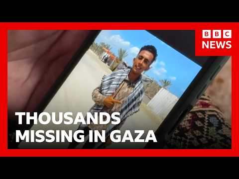 More than 5,000 people still missing in Gaza, Red Cross says | BBC News