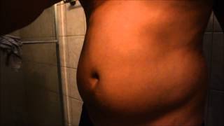 UD Skam - Day 2 - 180 degree angle of my stomach  "Can I lose weight and fat before 2015?"