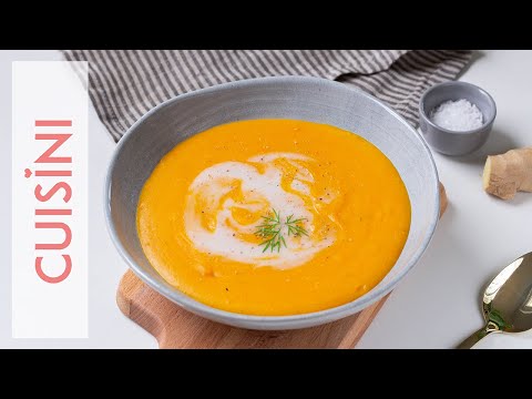 Pumpkin soup with coconut milk and ginger (20-minute recipe!) | Pumpkin Recipes