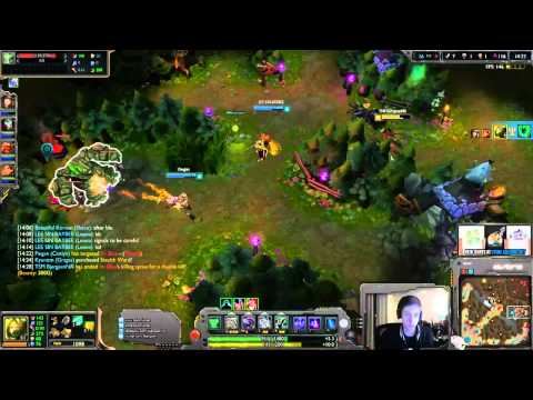 Bjergsen - Akali vs Veigar Challenger Ranked solo queue mid