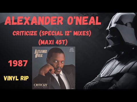 Alexander O'Neal – Criticize (Special 12" Mixes) (1987) (Maxi 45T)