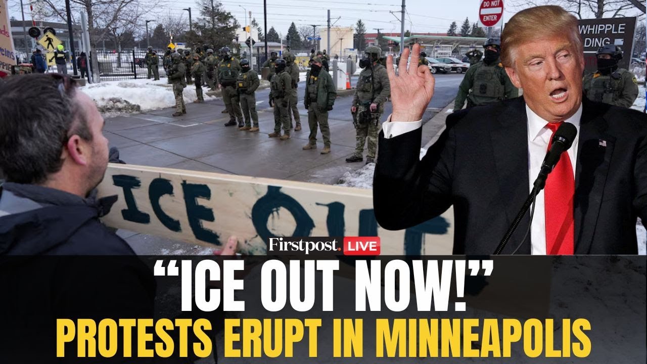 LIVE: Mass Protests Against ICE as Trump Launches Biggest Immigration Crackdown | Firstpost