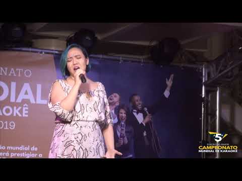 Campeã Brasileira 2018  - Carol Naemi  - Campeonato Mundial de Karaokê