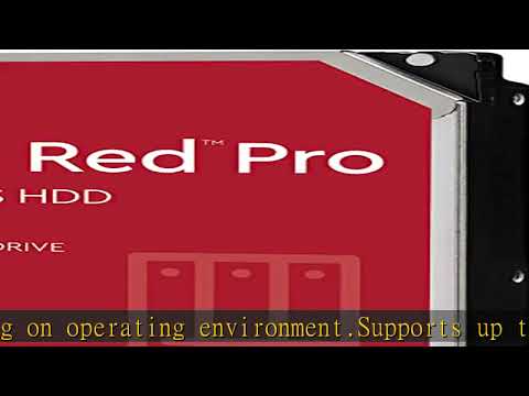 Western Digital 8TB WD Red Pro NAS Internal Hard Drive HDD - 7200 RPM, SATA 6 Gb/s, CMR, 256 MB Cac