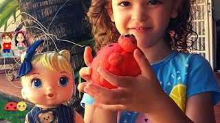 Boneco Ecologico Maria clara - Bia ganha Boneco Cabeça de Alpiste - #Biafankids