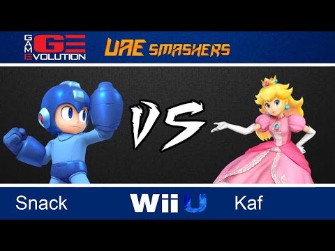 Game Evolution 2015 SSB4: Snack (Mega Man, Charizard) vs KAF (Peach, Palutena) - WR2