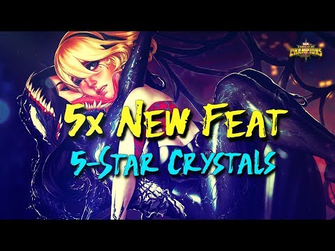 5x New Featured 5 Star Crystals Opening - Marvel Contest of Champions