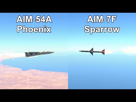 F-14A Tomcat Missile Comparison: AIM-54A vs AIM-7F (OUTDATED!)