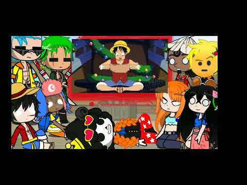 🔵Bando do chapéu de palha:reagindo o amigo oculto parte 1/2(especial feliz ano novo)🎆🎉⚫