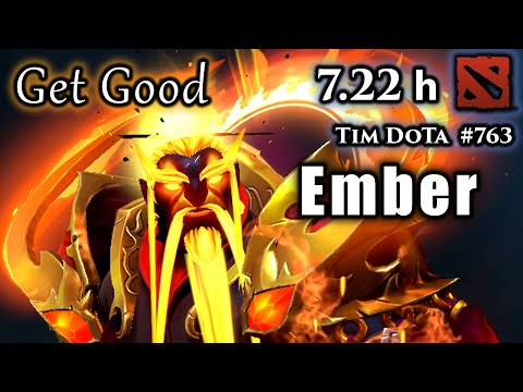 Dota 2 Ember Spirit Mid | 7.22h | Get Good Kid | Tim Dota | #763