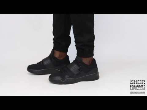 Jordan J23 Trple Black On feet Video at Exclucity