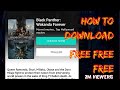 how to download blank black panther part 2 full movie in Hindi