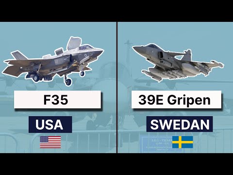 Which is better f 35 or Gripen? comparison of US built F35 and SAAB 39E Gripen by Sweden