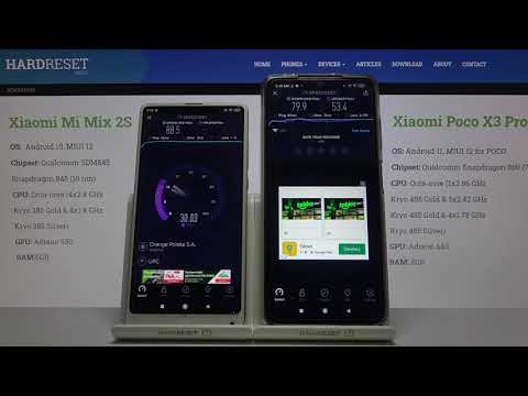 Xiaomi Mi Mix 2S vs Poco X3 Pro - Wi-Fi Upload / Download Speed Comparison