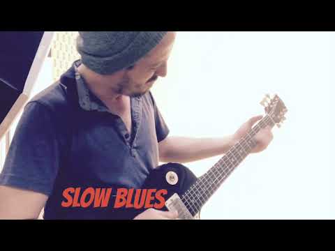 Blues Guitar Lessons and Videos. Slow Blues Guitar Solo Improvisation. Gibson Les Paul 89