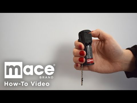How to use the Mace Brand Peppergard Pocket Pepper Spray - Mace
