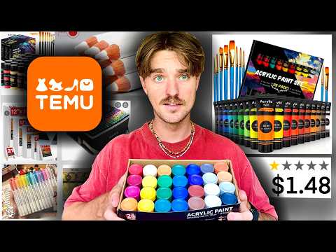 Testing UNUSUAL Art Supplies from TEMU