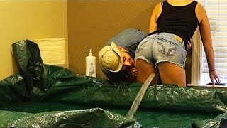 Установка водяного матраса