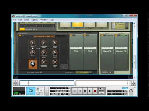 Reason 5 Showcase: Kong Drum Designer - Synth Drums