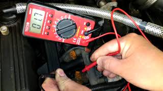 1991 Jeep Wrangler YJ How to Ohm test fuel injectors