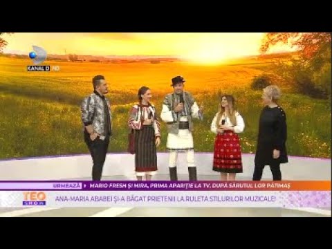 Teo Show-Ana-Maria Ababei, Simona Mazare and Andrei Balan from folk music to immortal hits