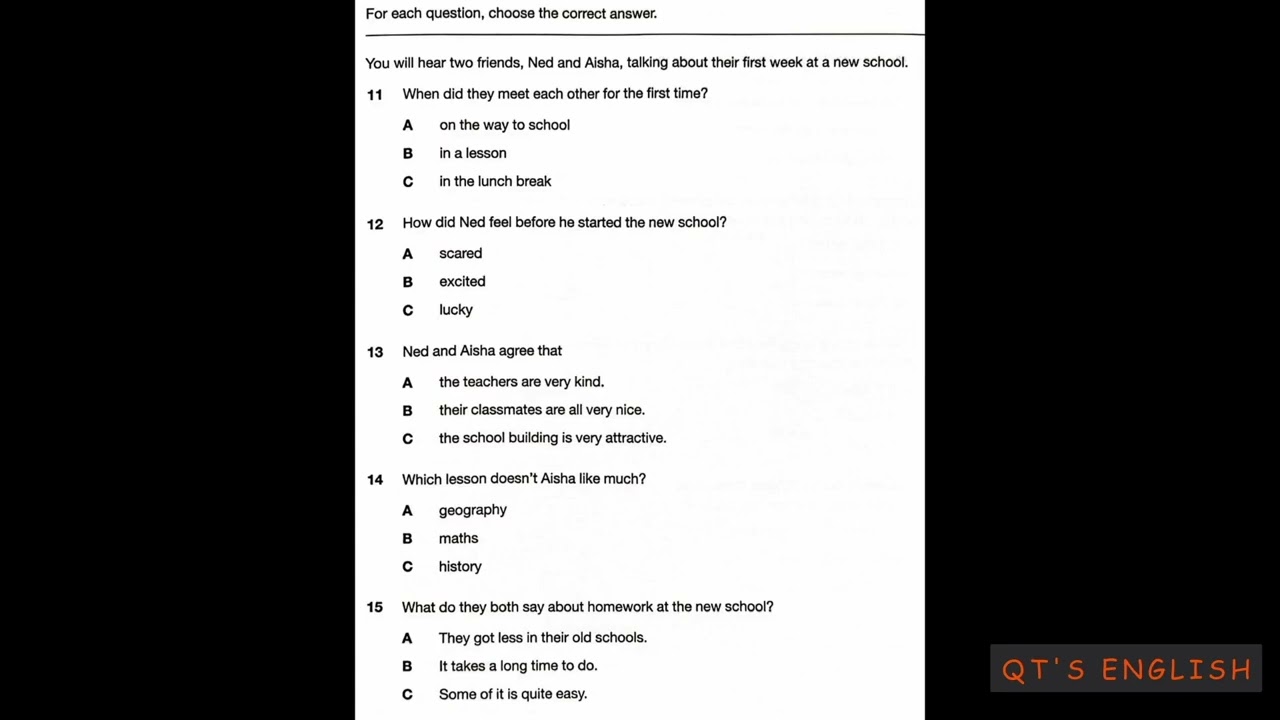 KET For schools 1 - Easter Holidays