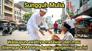 Download lagu It's rare to find a leader like KDM, even though he was attacked by this beggar, KDM still wanted... mp3