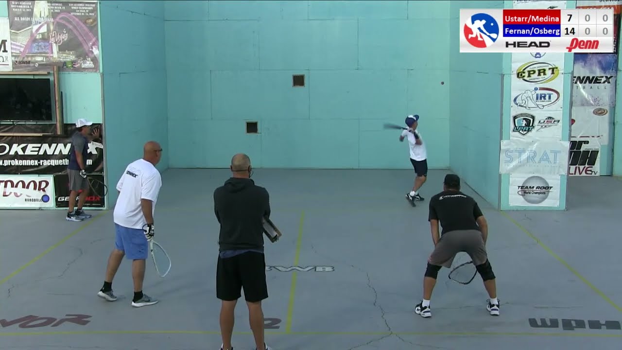 USTARROZ/MEDINA VS. FERNANDEZ/OSBERG | 50+ SEMIFINALS | 2022 3WALLBALL WORLD CHAMPIONSHIPS