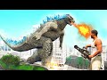 GTA 5 : GODZILLA attack LOS SANTOS || GTA V Godzilla || MRM