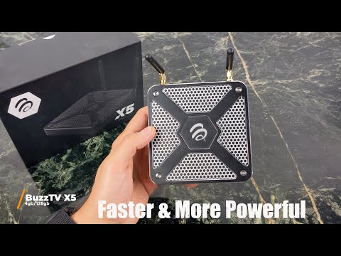 BuzzTV X5 Media Player : Upgraded, FASTER & with More POWER!