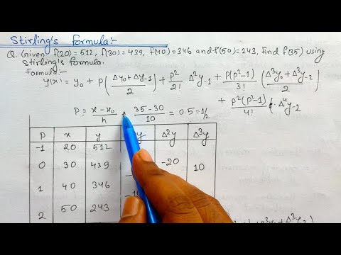 Stirling's interpolation formula