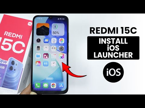 How to Install iOS Launcher in Redmi 15C - Get iOS Launcher