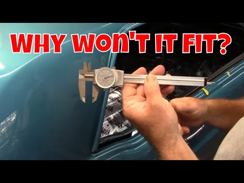Classic Mustang drip rail molding install. Jade part 87.