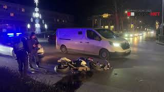 Катастрофа между лек автомобил и мотоциклет на бул. „3 март“ в Димитровград