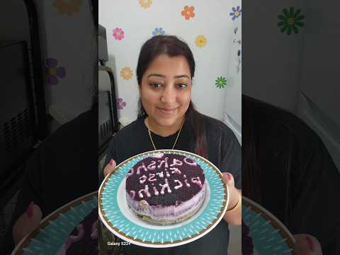 Dekhte Hi Dekhte Kitni Badi Ho Gayi ☺️ ( Blueberry Cheese Cake Recipe ) #shorts #recipe #cake