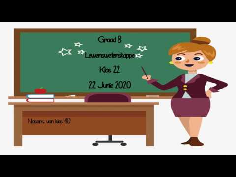 LEWENSWETENSKAP GRAAD 8: 22 Junie 2020 - periode 7 (22087)