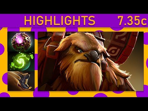 ⭐ Earthshaker 20+ Kills! Mid Highlights 7.35c - Dota 2 Top MMR