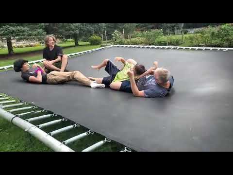 Too old for trampoline