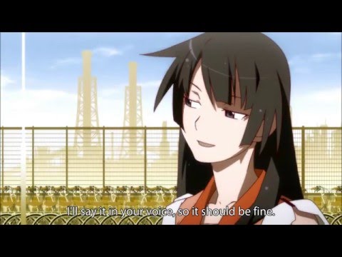 Bakemonogatari - Senjougahara Destroys the 4th Wall