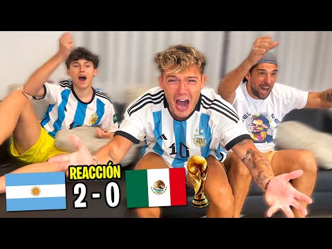 REACCION Argentina 2 - Mexico 0 | MUNDIAL QATAR 2022!