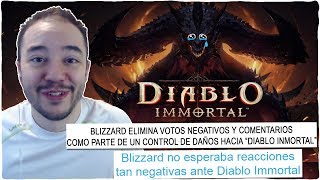 BLIZZARD y la manipulación de DISLIKES en DIABLO INMORTAL