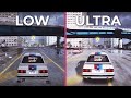 Need For Speed Heat LOW Vs ULTRA PC Graphics Comparison