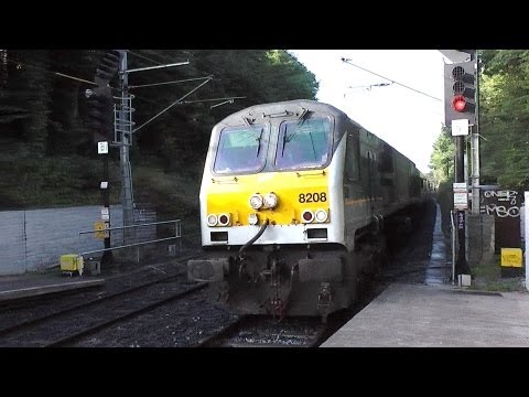 NIR 201 Class Locomotive (8208) + Enterprise Train (9004) - Harmonstown, Dublin