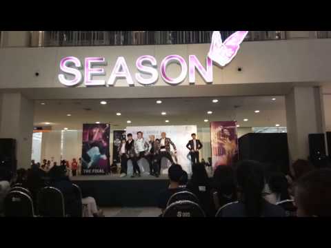 Fancam 22.1.60 Naughty Boys Cover BTS @Siam U 2017