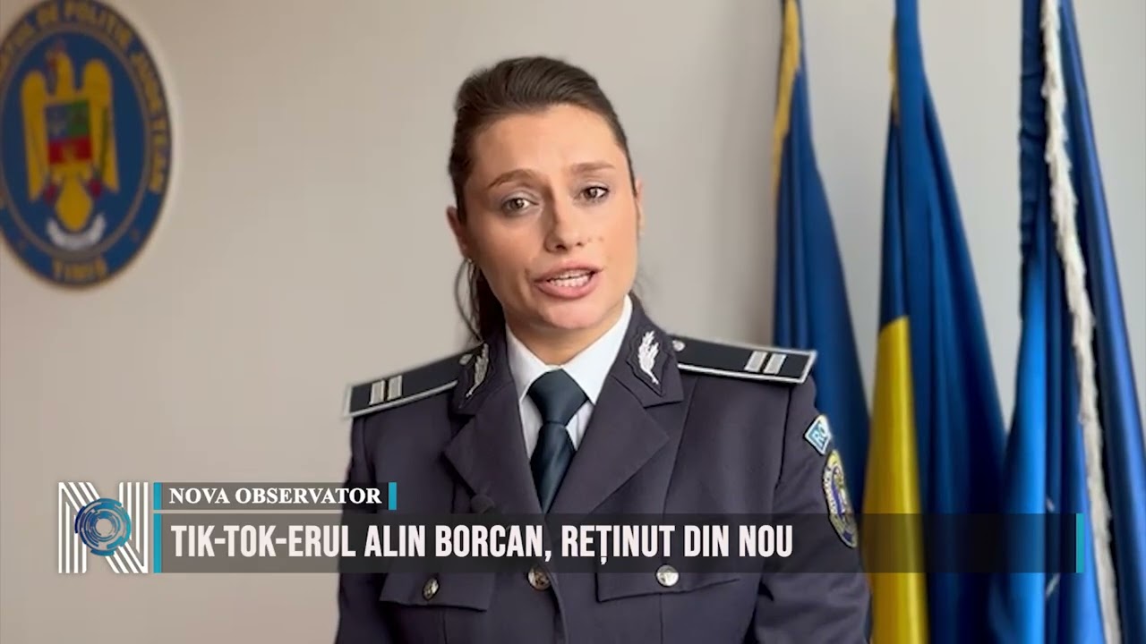 Tik-tok-erul Alin Borcan, reținut din nou