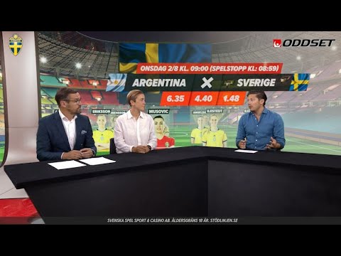 Studio Oddset VM - Inför Argentina-Sverige