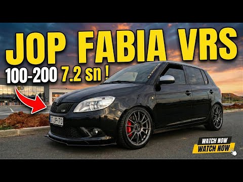 JOP'LU ve NOS’lu 7.2 sn koşan JOP Fabia VRS | Autotalksmedia