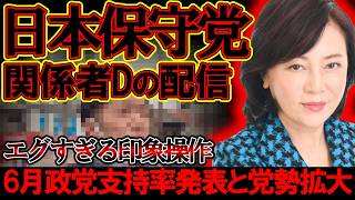 【＃日本保守党 】大炎上の関係者Ｄ氏コラボするがツッコミどころ満載？！6月の政党支持率分析【#虎ノ門ニュース #ニュースあさ8時 #文化人放送局 #北村晴男 #百田尚樹 #保守 #政治 #竹田恒泰 】